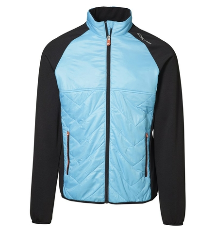 GEYSER Man Cool Down Jacket-Aqua
