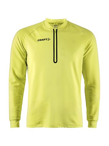 CRAFT Extend Half Zip Trøje, herre - rPet-Neon Gul