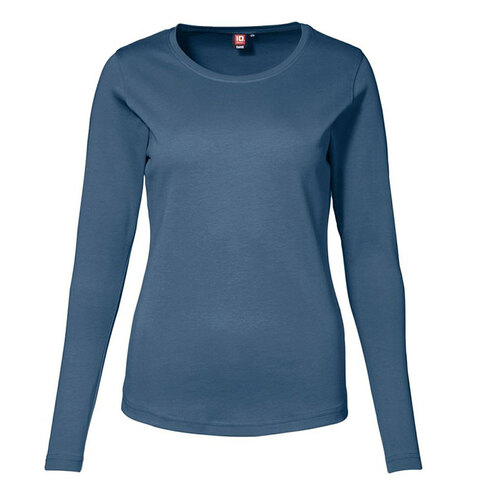 ID Interlock T-shirt Dame - Langærmet-Indigo