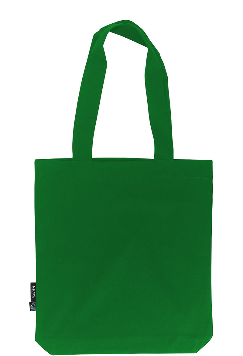 NEUTRAL Kraftig Mulepose, 100% Økologisk Fairtrade Bomuld-Grøn