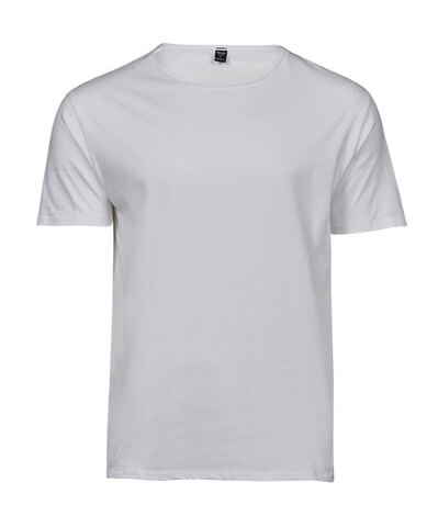 TEE JAYS Raw Edge T-shirt - Økologisk, herre-Hvid