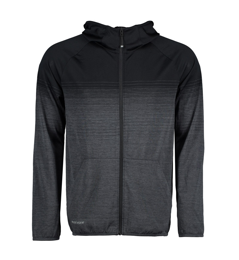 GEYSER seamless Sweatshirt, herre-Sort
