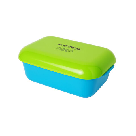 Frozzypack Madkasse med køleelement i låget-Turkish/lime