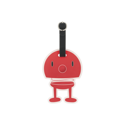 Hoptimist Bag tag - Rød
