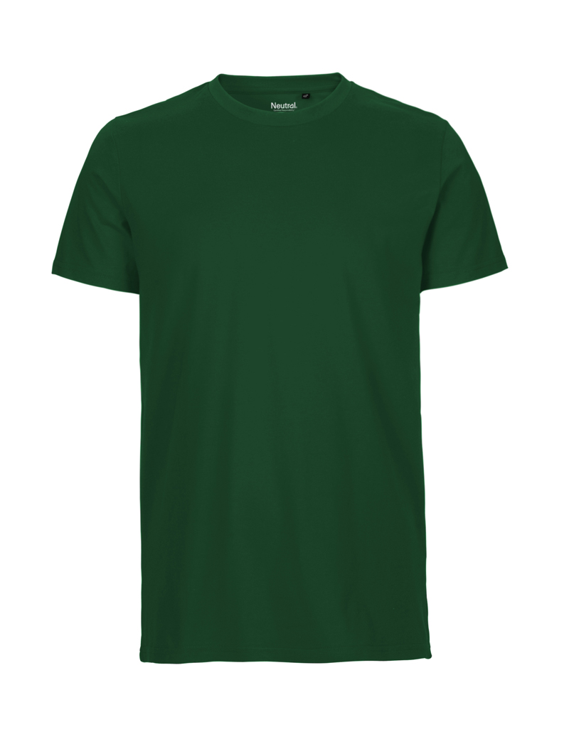 NEUTRAL Fit T-shirt, 100% Økologisk Fairtrade Bomuld-Flaskegrøn