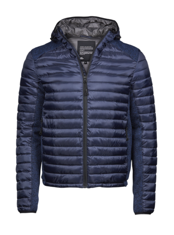 TEE JAYS Hooded Aspen Crossover Jakke, herre-Mørke blå
