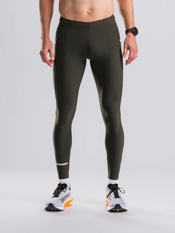 FUSION Lange Tights, herre / unisex - Grøn