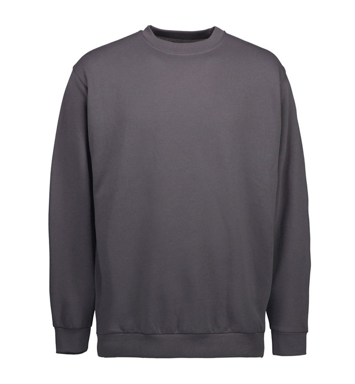 ID Pro Wear Klassisk Sweat Shirt - Silver grey