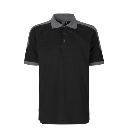 ID PRO Wear poloshirt kontrast - Sort