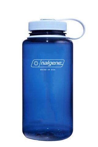 NALGENE Drikkeflaske, 1 Ltr. - 50% rPet 32 oz (bred åbning) - Indigo