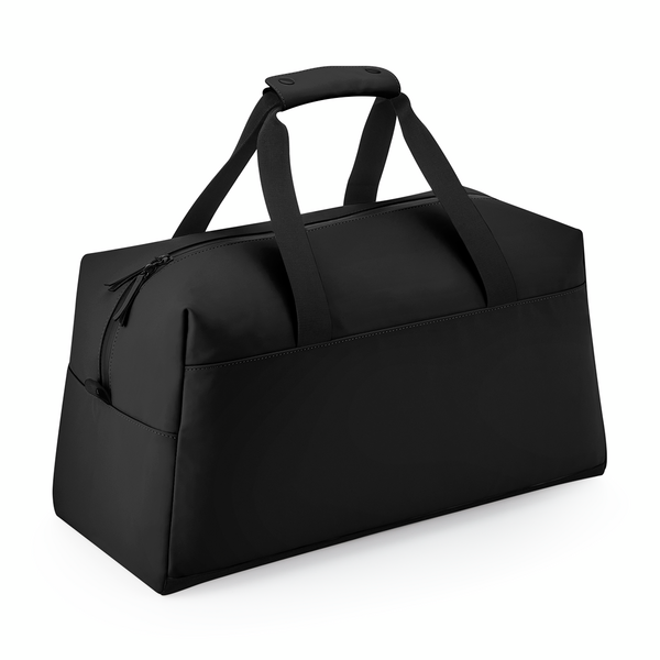 Matte PU Weekender - 100 % genbrugspolyester - Sort