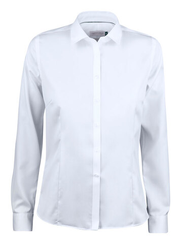 J. HARVEST & FROST GB01 Twill Skjorte - Dame - Hvid