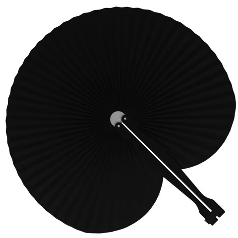 Mini foldbar håndventilator - Sort