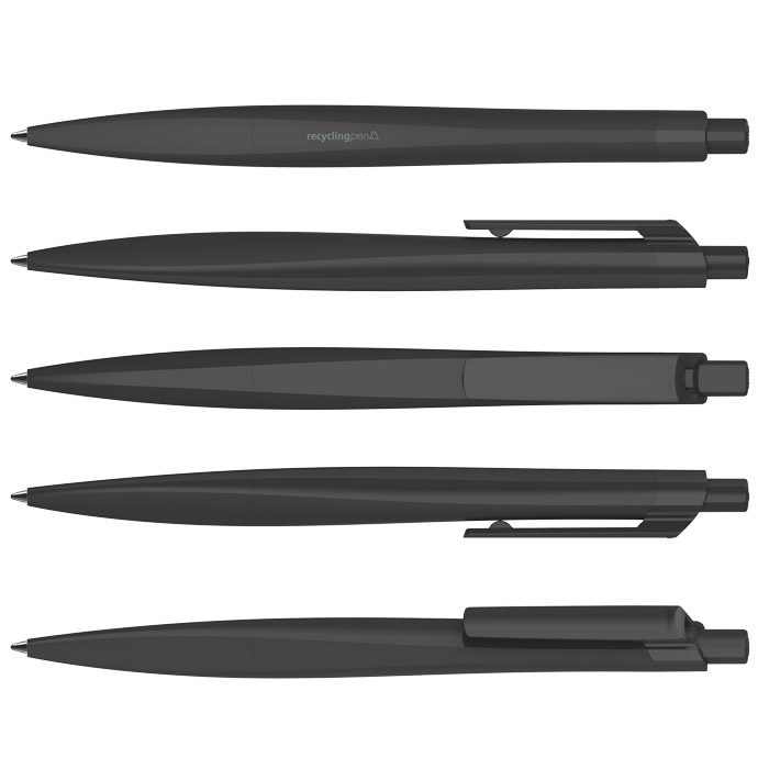 KLIO Shape Kuglepen, rPet - Mørkegrå