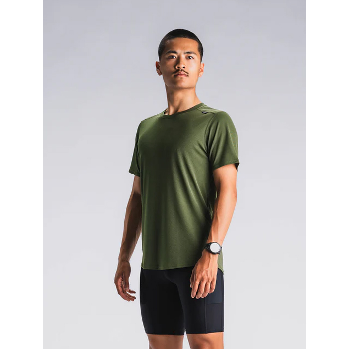 FUSION Mens Run T-shirt - Grøn