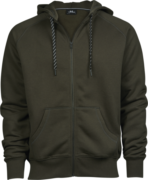 TEE JAYS Fashion Full Zip Hoodie - Flaskegrøn