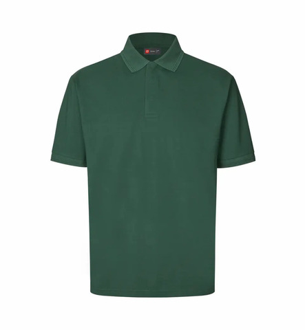 ID Pro Wear Poloshirt - Trykknap - Grøn