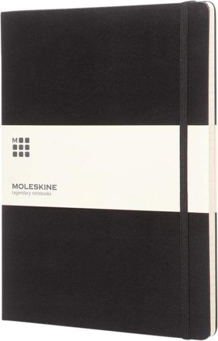 MOLESKINE Classic XL hardcover notesbog - linjeret - Certificeret Papir - Sort