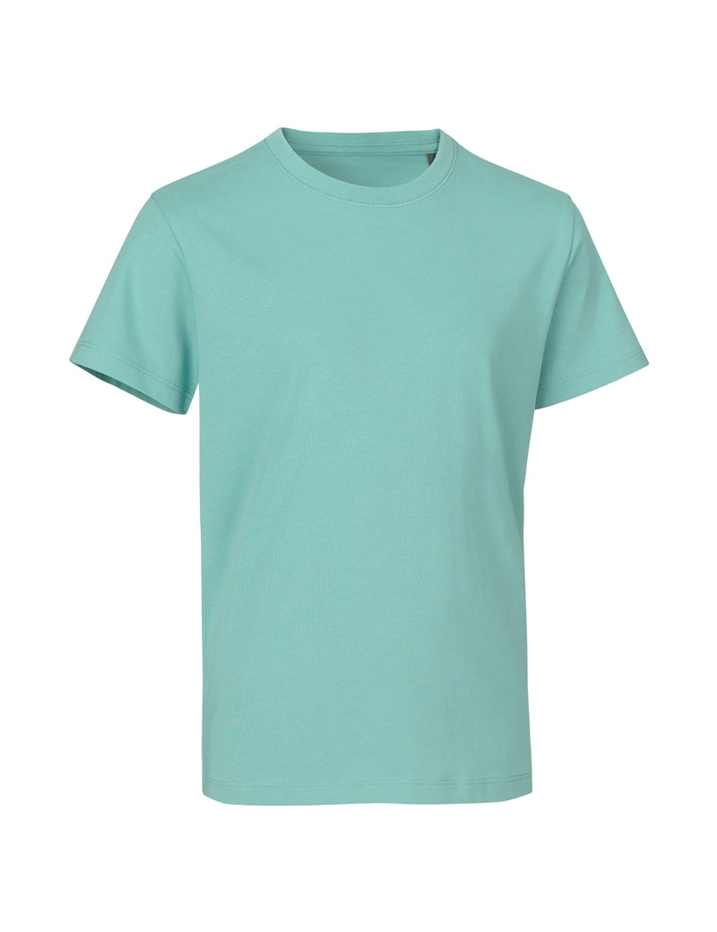 ID Økologisk O-hals Børne T-shirt - Mint