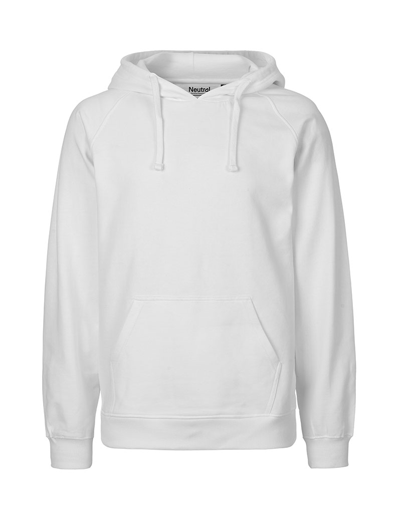 NEUTRAL Hoodie, 100% Økologisk Fairtrade Bomuld - Hvid