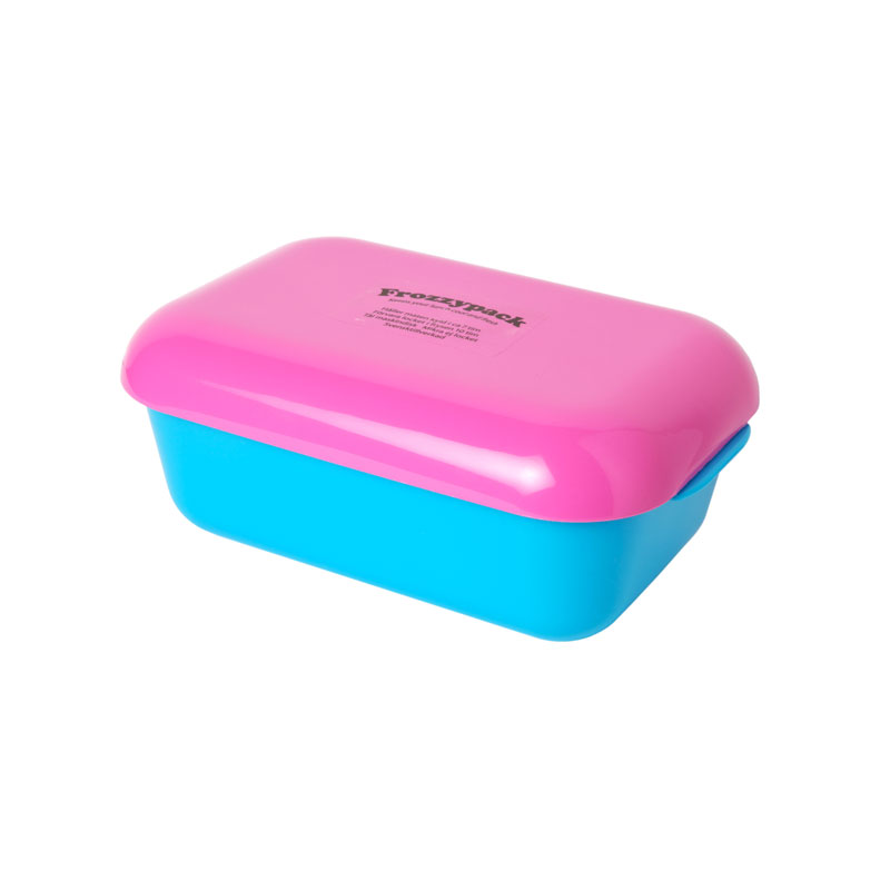 Frozzypack Madkasse med køleelement i låget - Turkish/pink
