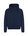 NEUTRAL Unisex Hidden Zip Hoodie, 100% Økologisk Fairtrade Bomuld - Mørke blå