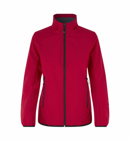 ID Funktionel Softshell, dame - Rød