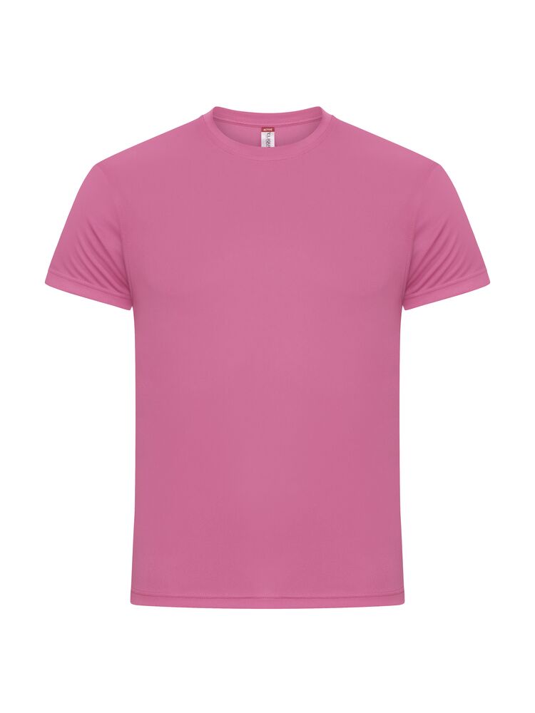 CLIQUE Basic Active-T, Herre - Spun Dyed - Rosa