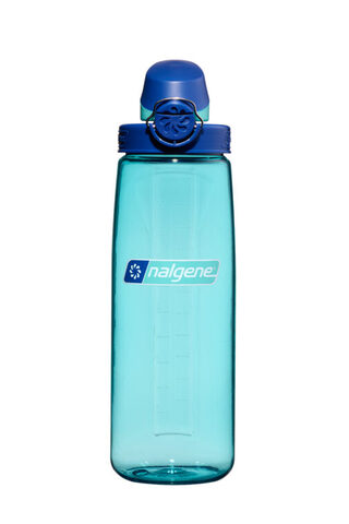NALGENE On-The-Fly Drikkeflaske 24 oz- 0,7 L  OTF 50% genbrugsmaterialer  (bred åbning) - Aqua