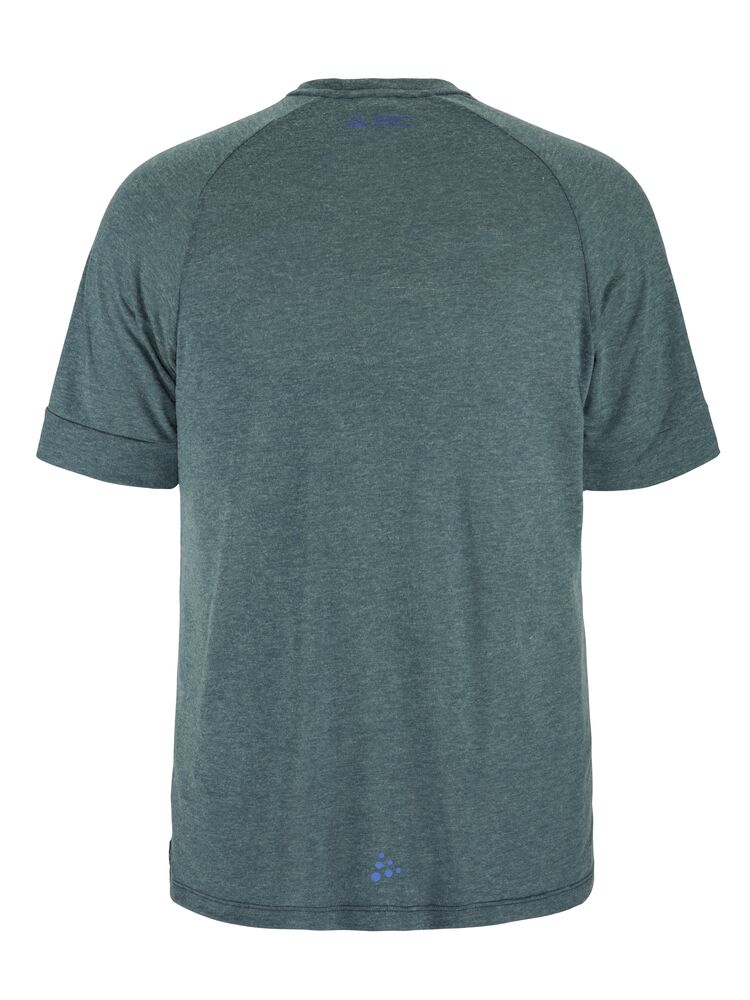 CRAFT Uld SS T-shirt, Herre - rPet - Blågrå