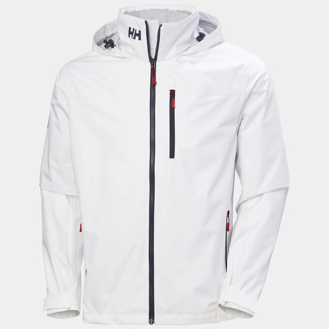 HELLY HANSEN Crew Hooded Jakke - Hvid