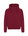 NEUTRAL Unisex Hidden Zip Hoodie, 100% Økologisk Fairtrade Bomuld - Bordeaux Rød