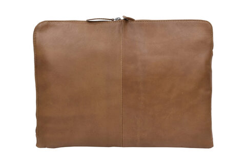 PC Læder Sleeve - 15-16 tommer - Cognac