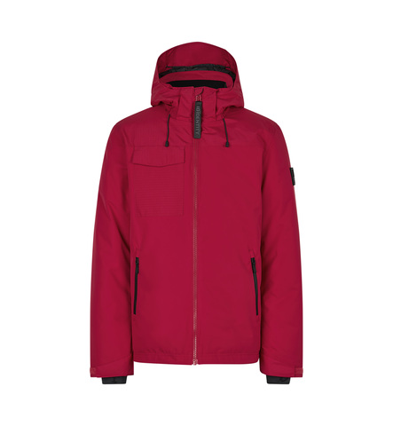ID Hooded Vinterjakker, Herre - 100% rPet - Rød