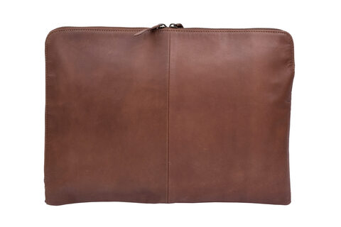PC Læder Sleeve - 15-16 tommer - Mocca