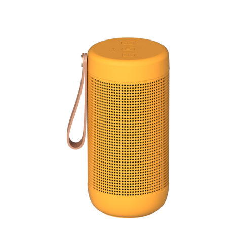 KREAFUNK aCOUSTIC Aura højttaler - rPet - Gul