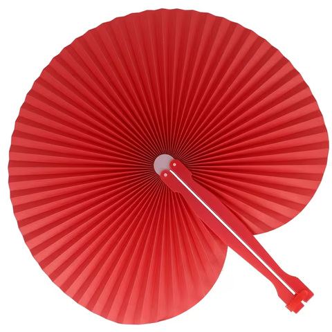 Mini foldbar håndventilator - Rød