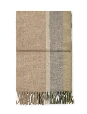 ELVANG Manhattan Plaid - Recycled alpakauld & fåreuld - Grøn