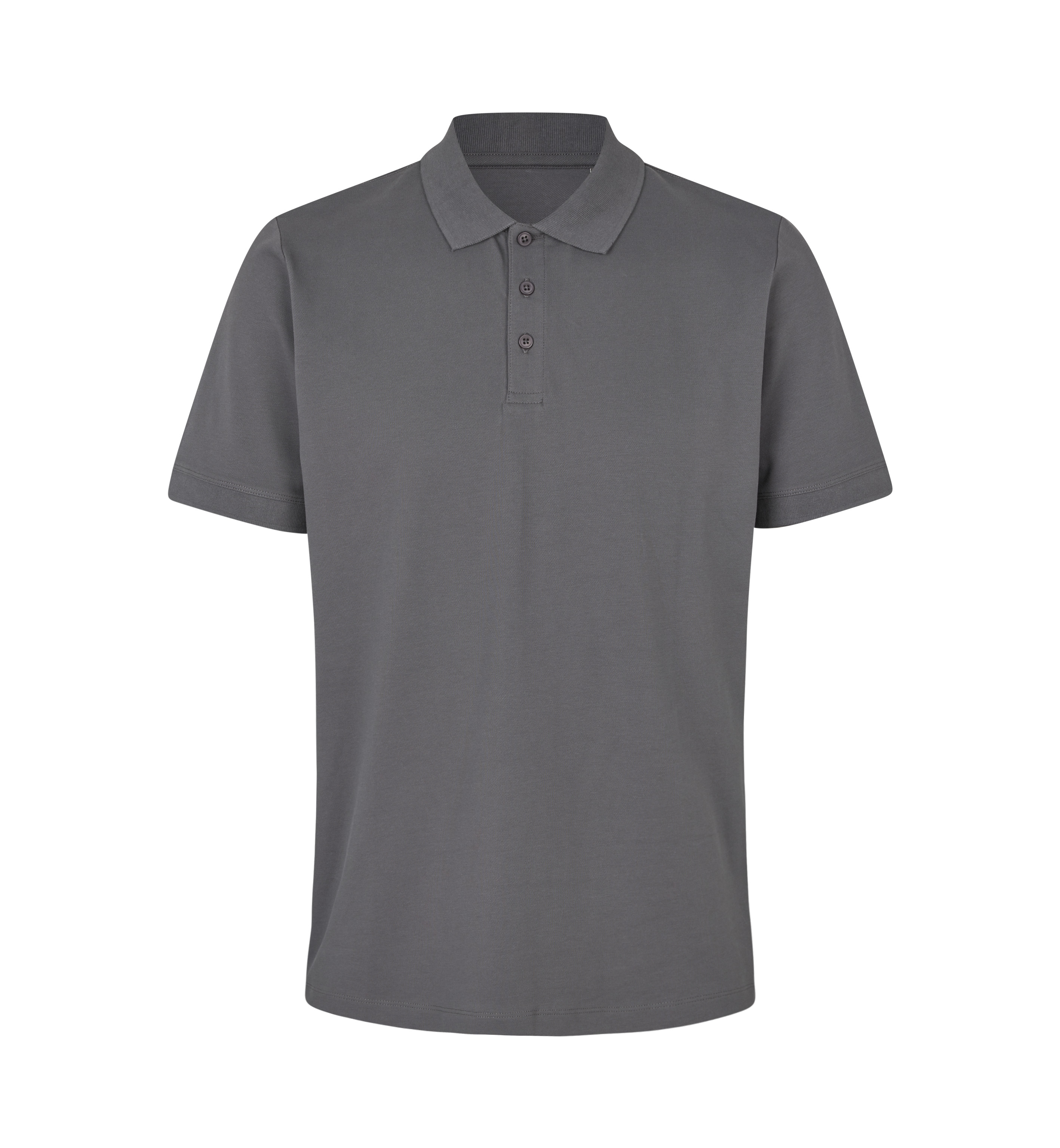 ID Økologisk poloshirt, herre - Grå