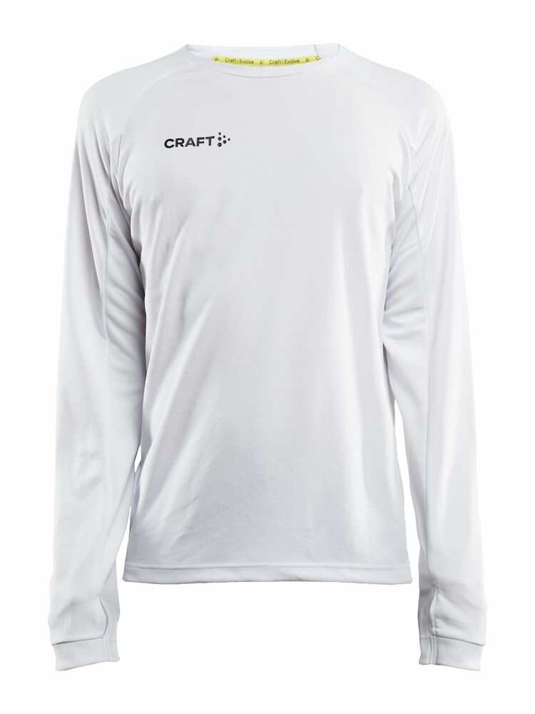 CRAFT Evolve Crew Neck Løbe T-shirt, herre - rPet - Hvid