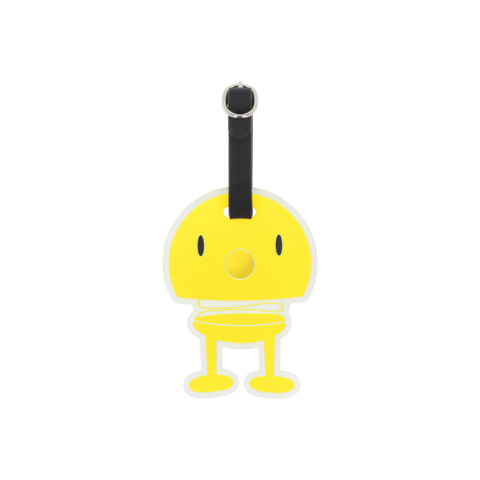 Hoptimist Bag tag - Gul