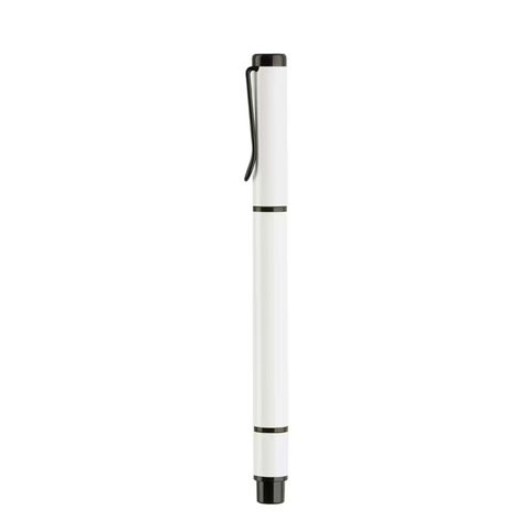 Kuglepen med tekstmarkør 2-in-1 - Hvid
