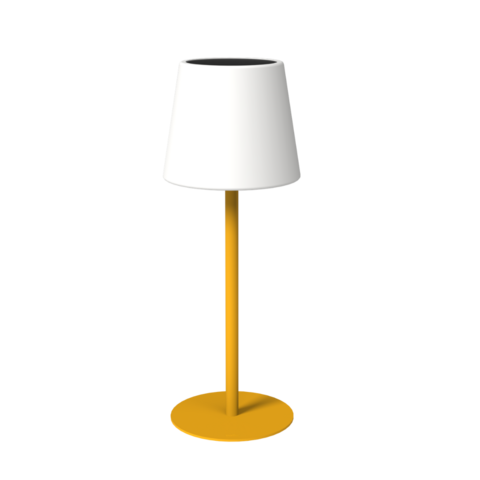 KREAFUNK Arc Bordlampe - Solcelle - Gul