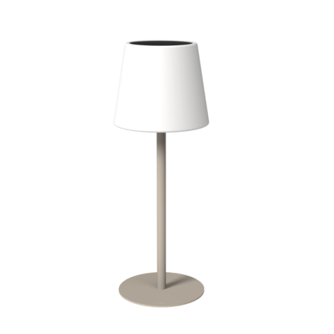 KREAFUNK Arc Bordlampe - Solcelle - Grå