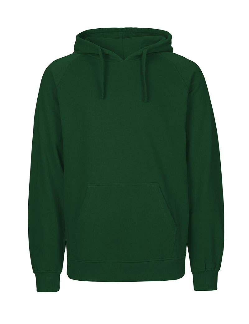 NEUTRAL Hoodie, 100% Økologisk Fairtrade Bomuld - Flaskegrøn