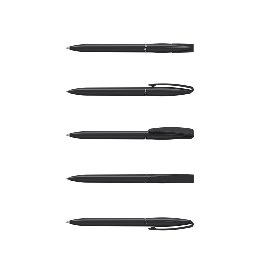 KLIO Cobra Kuglepen - rPET - Mørkegrå