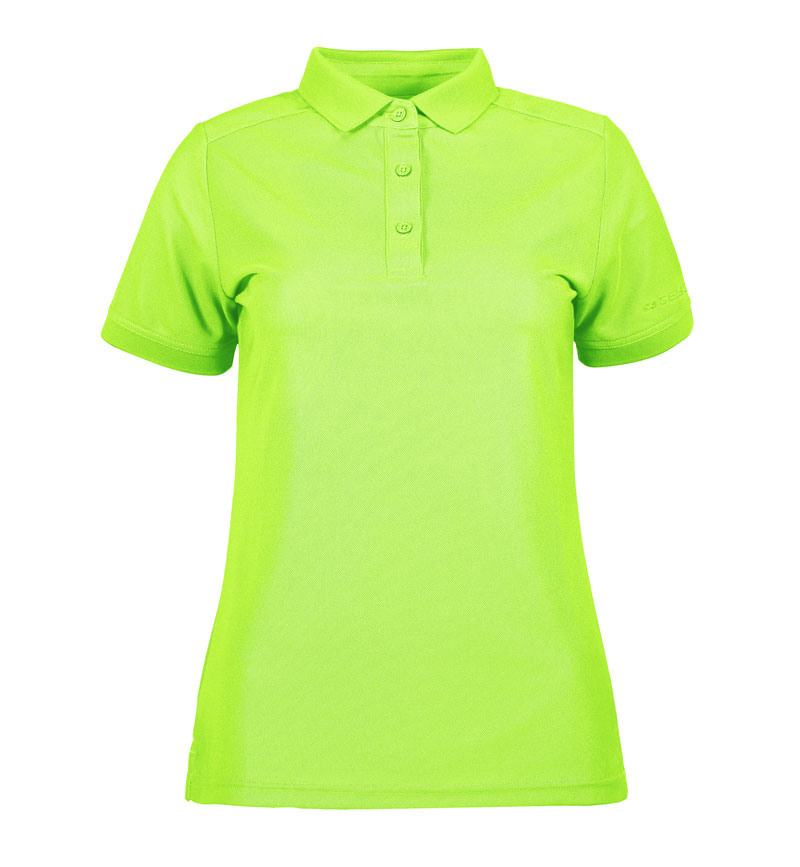 GEYSER Functional polo shirt, dame - Neon Grøn