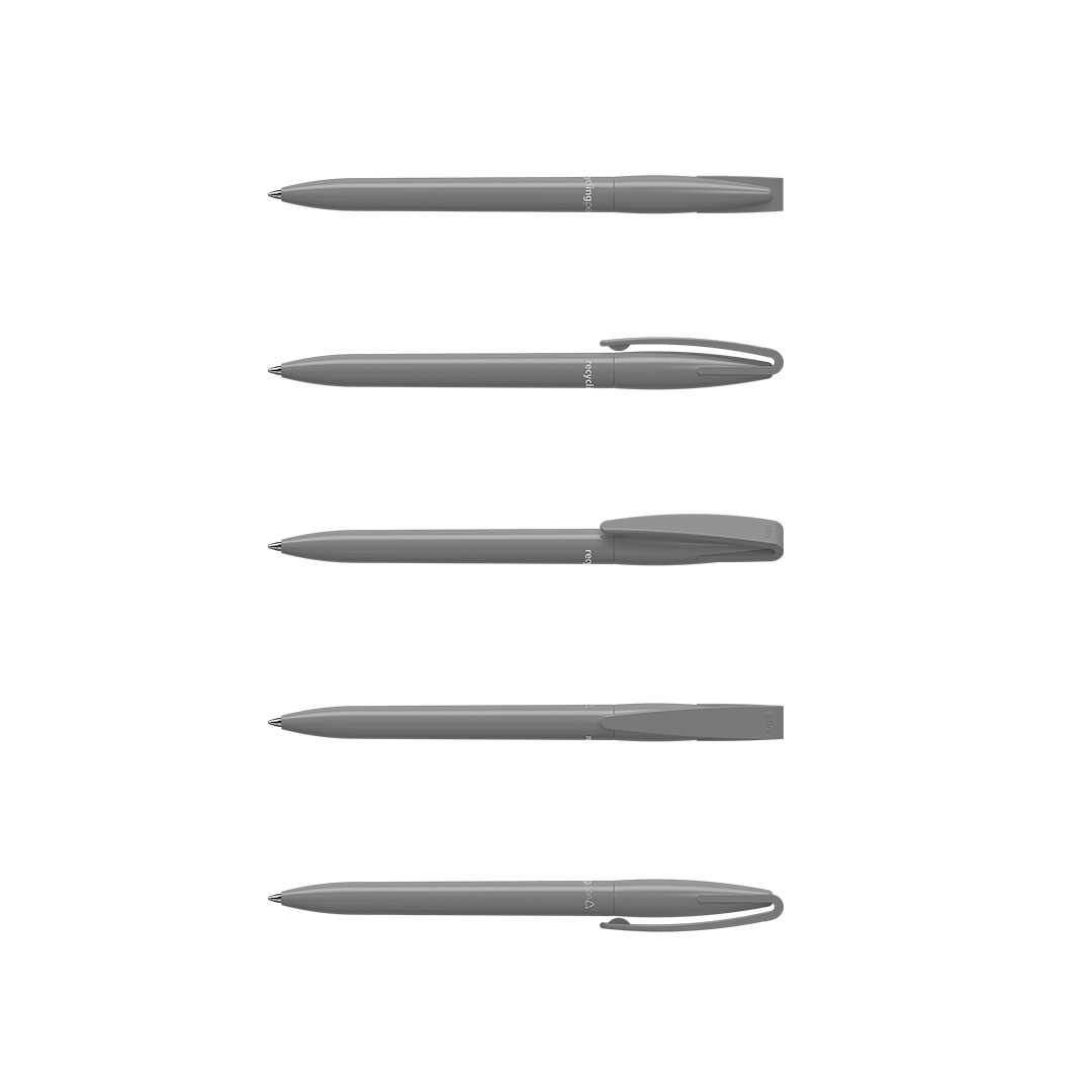 KLIO Cobra Kuglepen - rPET - Lysegrå