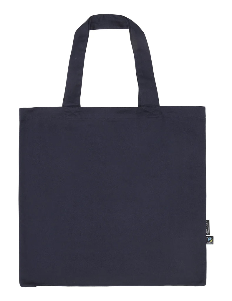 NEUTRAL Twill Shopping Bag - 100% Økologisk Fairtrade Bomuld - Navy