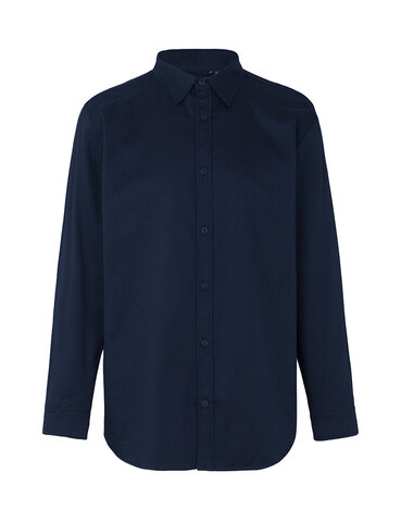 NEUTRAL Twill Skjorte  - 100% certificeret økologisk bomuld - Mørke blå